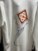 Moletom Casablanca Red Ring Branca - Pronta Entrega