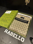 Bolsa Gucci Carteiro Transversal Bege Preto - Pronta Entrega