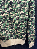 MJaqueta Bape Shark Camo Green Full Zip - Pronta Entrega