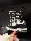 Tênis Louis Vuitton LV Trainer White Black  - Pronta Entrega