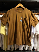 Camiseta Travis Scott Astroworld X Off-White Virgil Marrom - Pronta Entrega