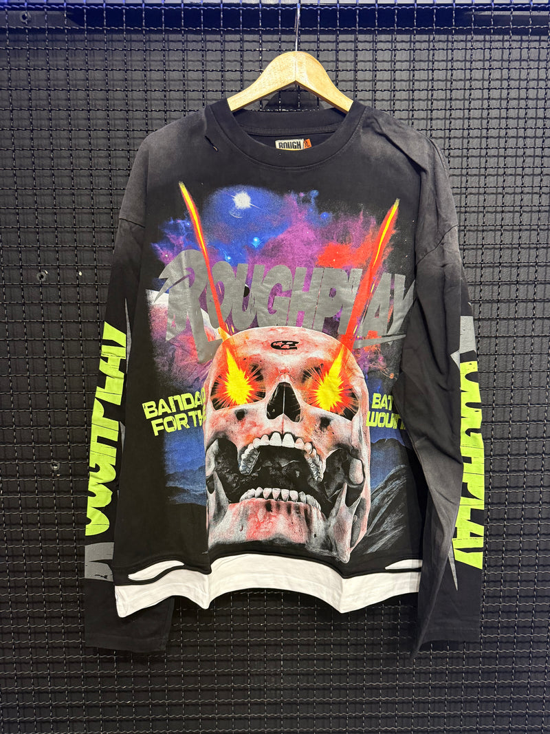 Camiseta Rough Skull Laser - Pronta Entrega