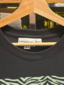 Camisa Lacoste Black Logo White/Green - Pronta Entrega