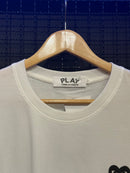 Camiseta Comme des Garçons Black Heart White - Pronta Entrega