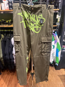 Calça Sarja Minus Two Verde Logo Verde - Pronta Entrega