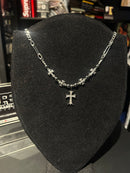 Corrente Chrome Hearts Pingente Cravejado 50 CM - Pronta Entrega