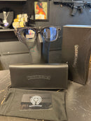 Óculos Chrome Hearts Armação Clear Preta Fume - Pronta Entrega