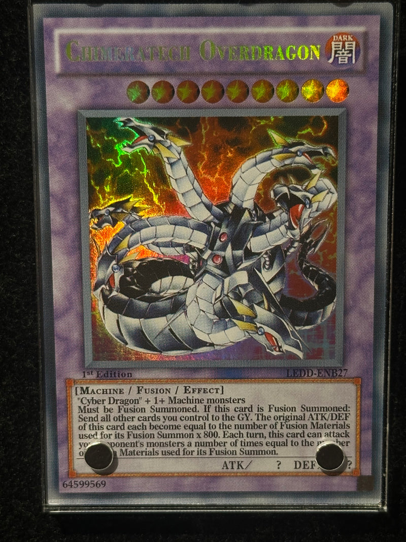 Corrente Yugioh Card Chimeratech Overdragon - Pronta Entrega