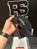 Boné Supreme Seersucker S Logo 6-
Panel Black - Pronta Entrega