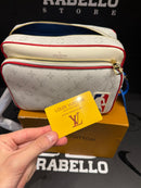 Bolsa Louis Vuitton 2020 LV X NBA WHITE MONOGRAM NIL MESSENGER BAG - Pronta Entrega