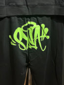 Conjunto Syna Moletom “Forgives Me” Black/Green - Pronta Entrega