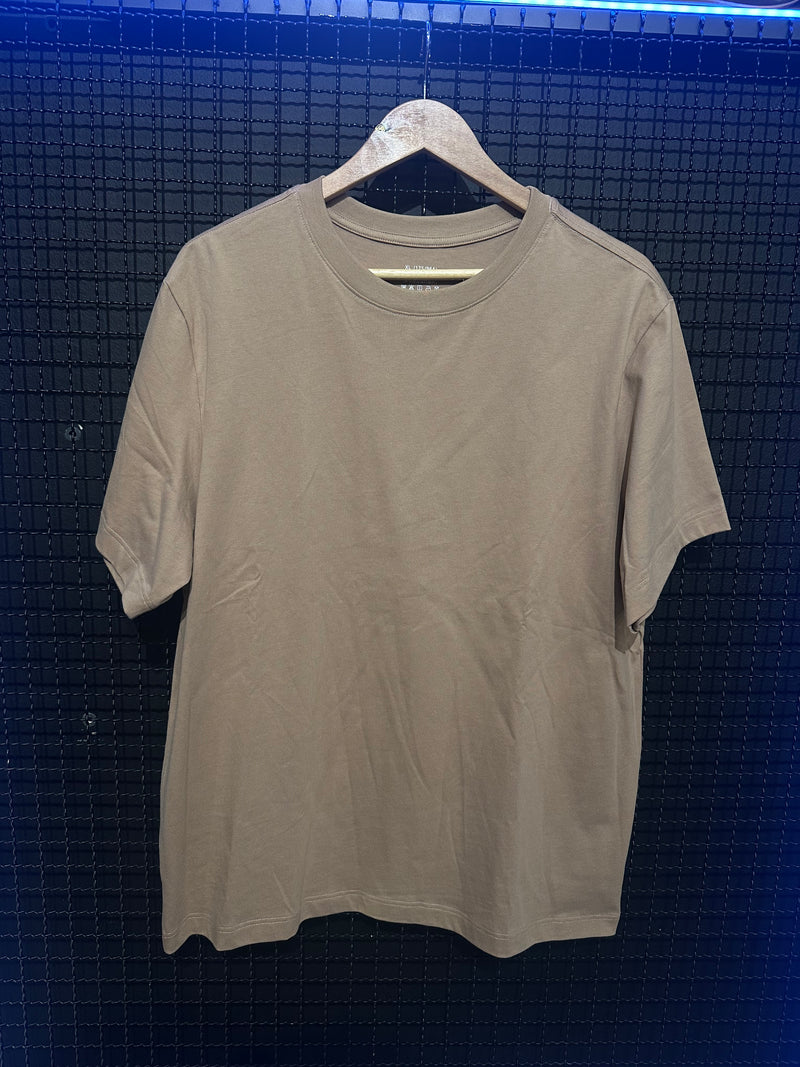 Camiseta Marrom Lisa Cotton - Pronta Entrega