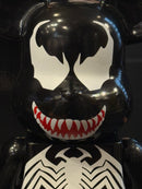 Bearbrick Venom Black 400% Medicom Toy Boneco Colecionável 28cm - Pronta Entrega