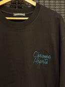 Camiseta Chrome Hearts Back 4 Cruz Blue Black - Pronta Entrega