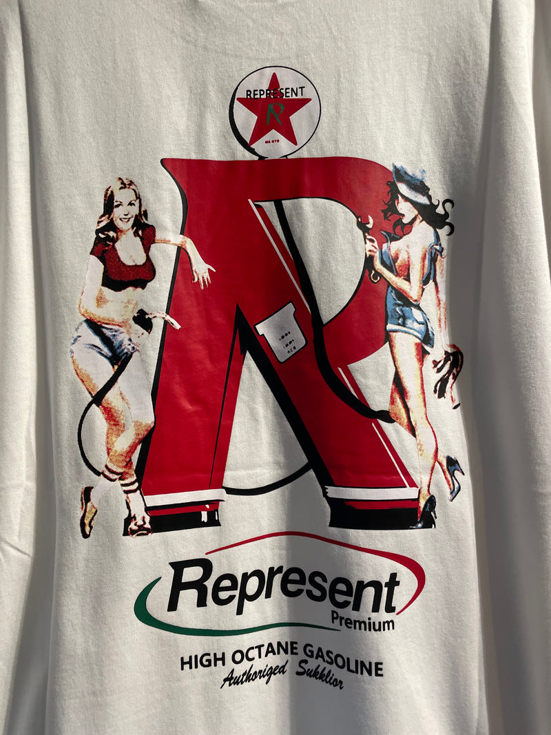 Camiseta REPRESENT Branca - Pronta Entrega