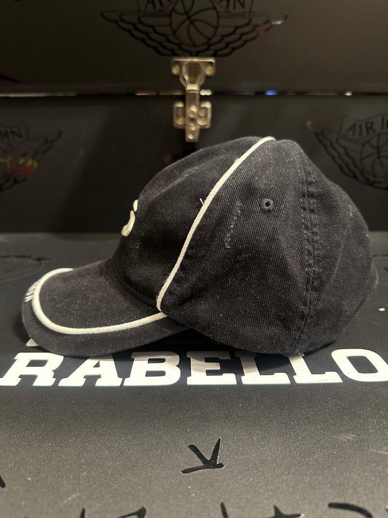 Boné Balenciaga Preto Aba Curva Logo Bordado - Pronta Entrega
