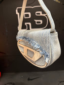 Bolsa Diesel Feminina 1DR Crossbody Jeans Marinho - Pronta Entrega