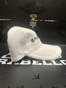 Boné Balenciaga Branco Aba Curva - Pronta Entrega