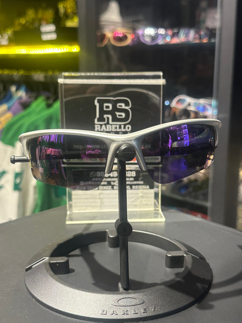 Óculos Oakley Eye Jacket 2.0 Cinza Lente Purple - Pronta Entrega