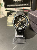 Relógio Tag Heuer Preto com Prata - Pronta Entrega