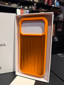 Capa Case Iphone Rimowa Laranja Aluminium - Pronta Entrega