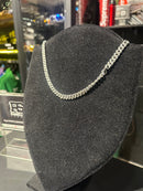 Corrente Cravejada Em Zicornia Cubica Prata - Pronta Entrega