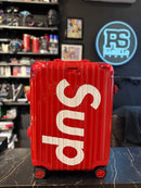 Supreme Mala de Bordo 55x40x20 Aluminium Vermelha - Pronta Entrega