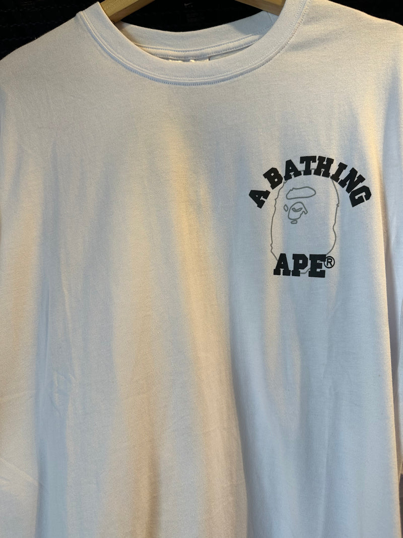 Camiseta BAPE Branco - Pronta Entrega