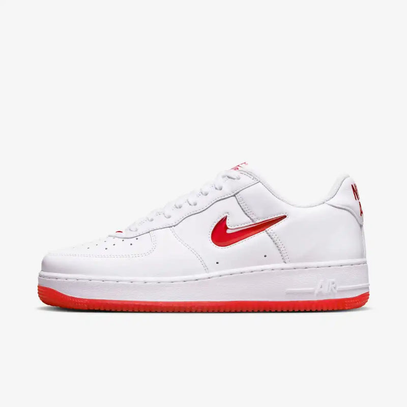 Air Force 1 Low Color of The Month White Red - Encomenda