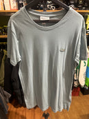 Camisa Lacoste Cinza Logo Branca/Verde - Pronta Entrega