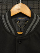 Jaqueta Varsity Louis Vuitton Black - Pronta Entrega