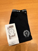 Cueca Chrome Hearts Preta Logo Boxer - Pronta Entrega