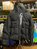 Jaqueta Puffer Trapstar “It’s a Secret” Black Logo White - Pronta Entrega