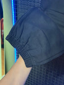 Calça Moletom Supreme Satin Applique All Black - Pronta Entrega