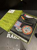 Bolsa Gucci Carteiro Transversal Tiger Couro Preto - Pronta Entrega