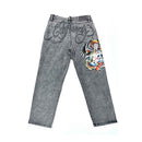 Calça Ed Hardy Jeas Skull Vintage Destonado