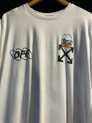 Camiseta OFF WHITE x PATO DONALD Branco - Pronta Entrega