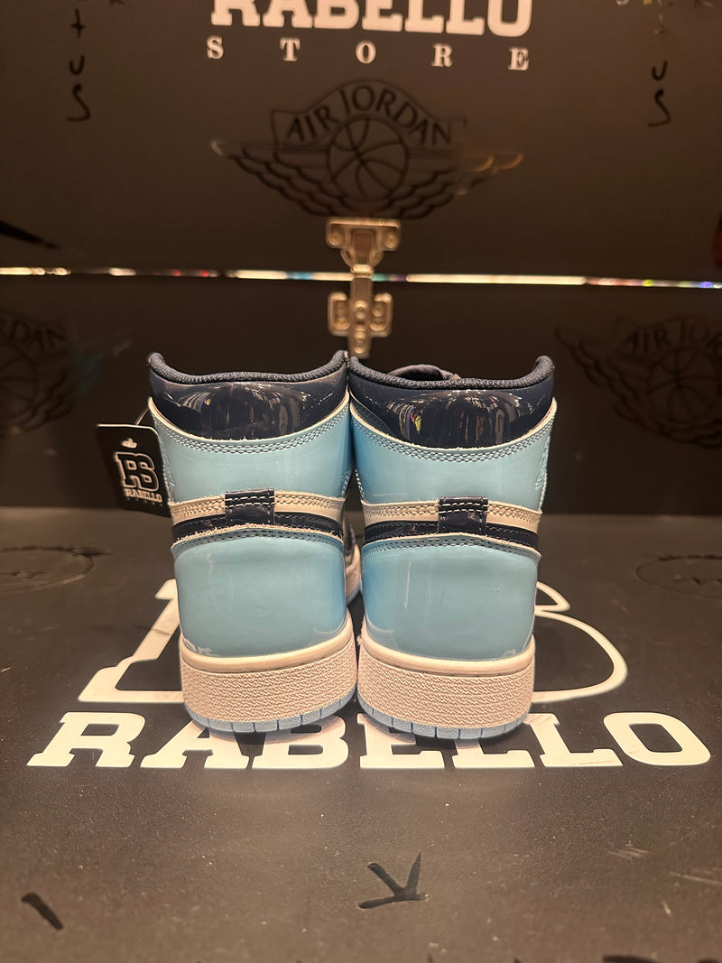 Tênis Nike Air Jordan 1 High UNC Patent - Pronta Entrega