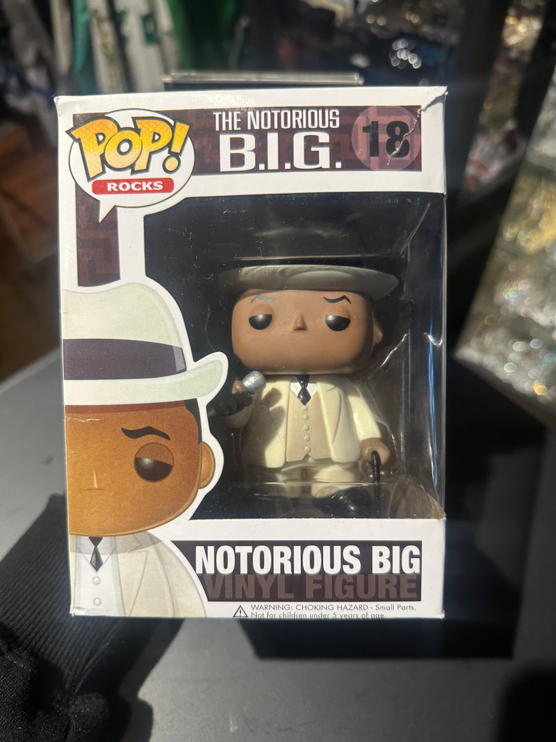 Funko Pop! Rock Notorious B.I.G Vinyl Figure #18 - Pronta Entrega