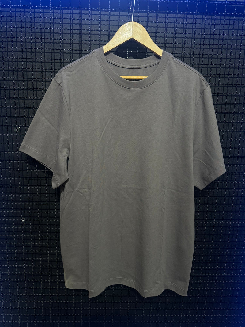 Camiseta Cinza Lisa Cotton - Pronta Entrega