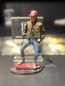 Boneco de Ação Marty Mcfly Hoverboard 18cm Resina - Pronta Entrega