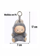 Boneco Labubu “Have a Seat” – Chaveiro | Mini Figura Colecionável Pop Mart - Pronta Entrega