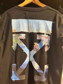 Camiseta OFF-WHITE Classic ‘Dock Paint’ 2019 Preto - Pronta Entrega