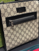 Bolsa Gucci Carteiro Transversal Bege Preto - Pronta Entrega