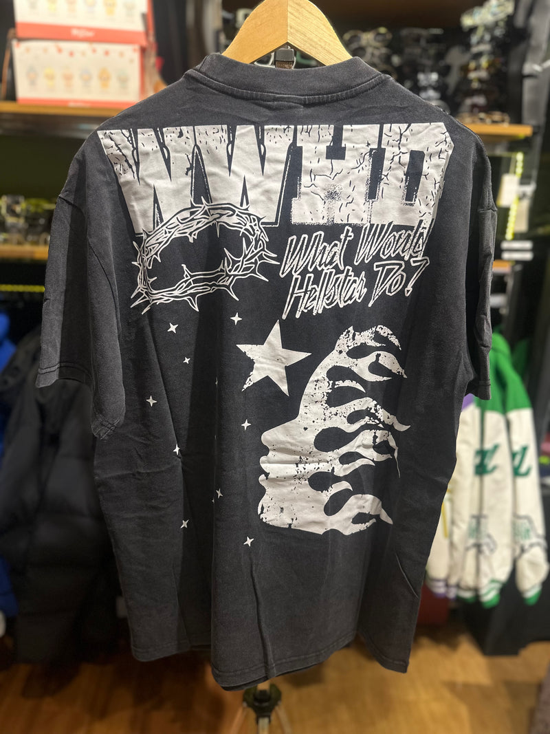 Camiseta Hellstar WWHD Christ Preta - Pronta Entrega
