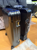 Mala de Bordo Rimowa Cabin S 55x40x20 CM Carry-On Aluminium Black - Pronta Entrega