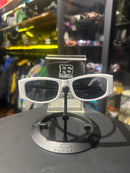 Óculos Palm Angels Armação Branca Azul Lente Preto - Pronta Entrega