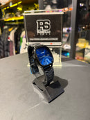 Relógio Casio Vintage A138 Preto Fundo Azul - Pronta Entrega