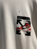 Camiseta OFF WHITE x JORDAN over Branca - Pronta Entrega