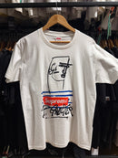 Camiseta Supreme X Jean Paul Gaultier Branco - Pronta Entrega